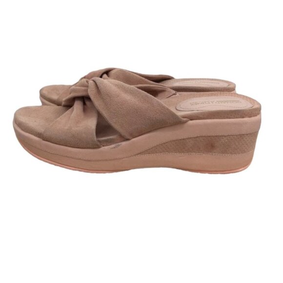 Donald J Pliner Sportique Daisy Shrimp twist  top slide wedge sandals 7.5 - Picture 16 of 16